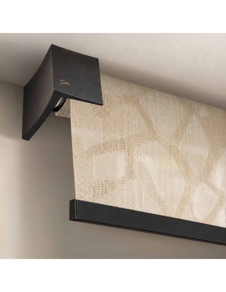 Made-to-Measure Roller Shade with Diamond Pattern, Kyma Diamond