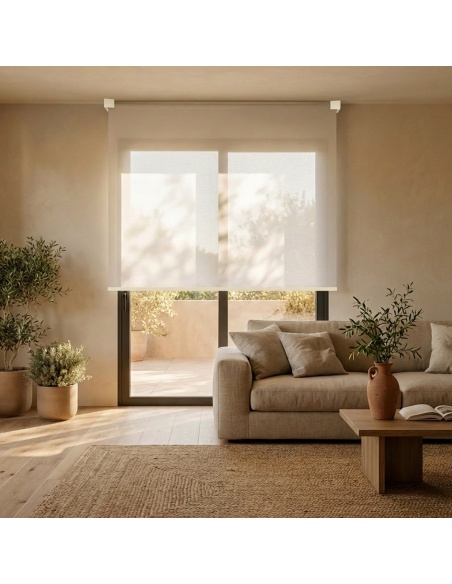 Indoor Sheer Roller Shade, Recta Satin