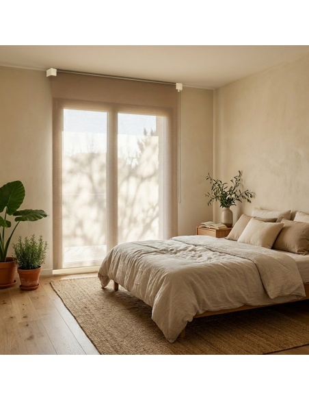 Indoor Sheer Roller Shade, Recta Satin