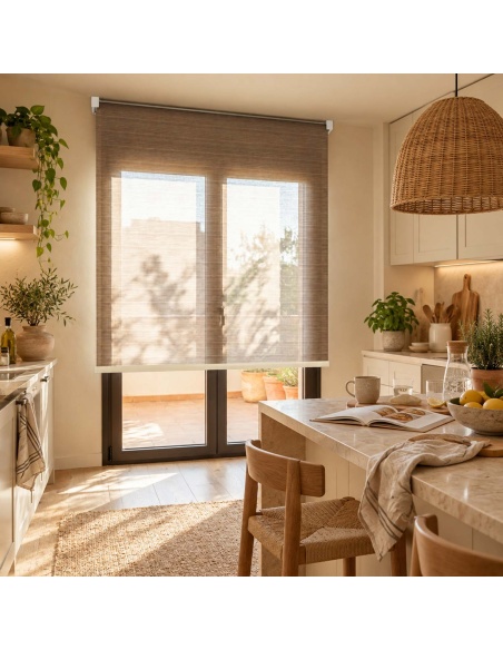 Made-to-Measure Kyma Motorised Sheer Indoor Roller Shade