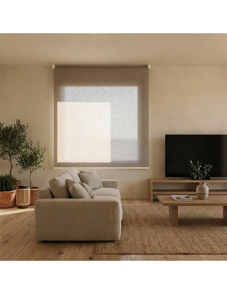 Made-to-Measure Kyma Motorised Light-Filtering Indoor Roller Shade