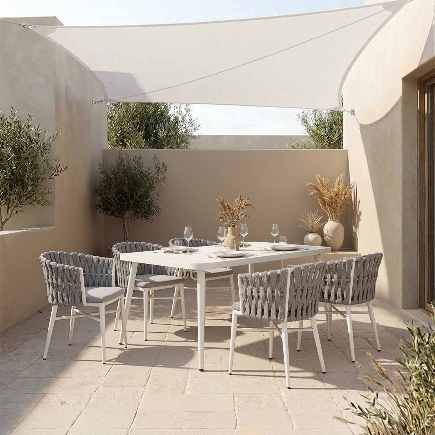 Colours in a Mediterranean palette