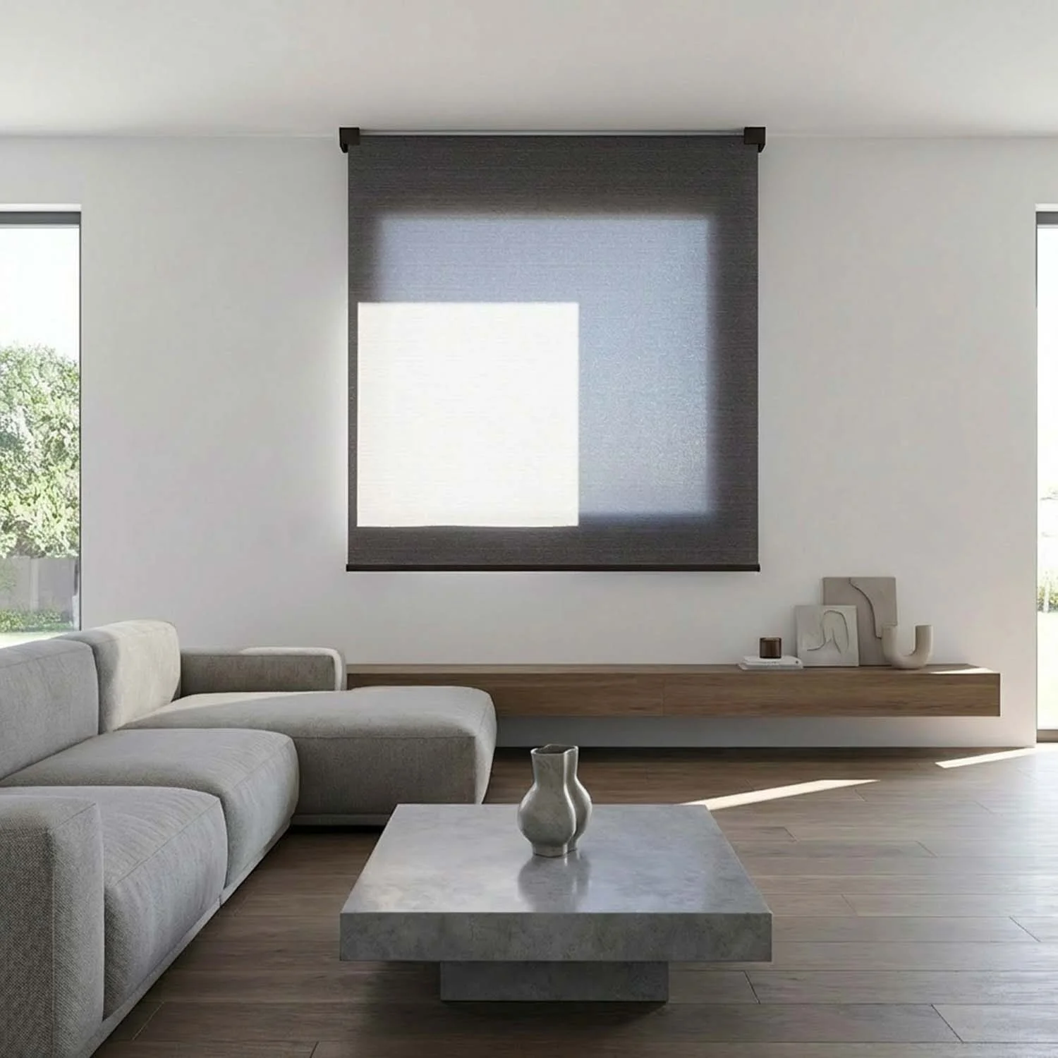 Earth Collection Granite Grey – bracket Espresso Brown