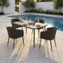 Conviva - Outdoor aluminium dining table