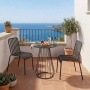 Plaka - The garden bistro table with an iron rod frame