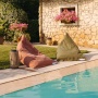 Randa - The outdoor and indoor bean bag armchair with radial design